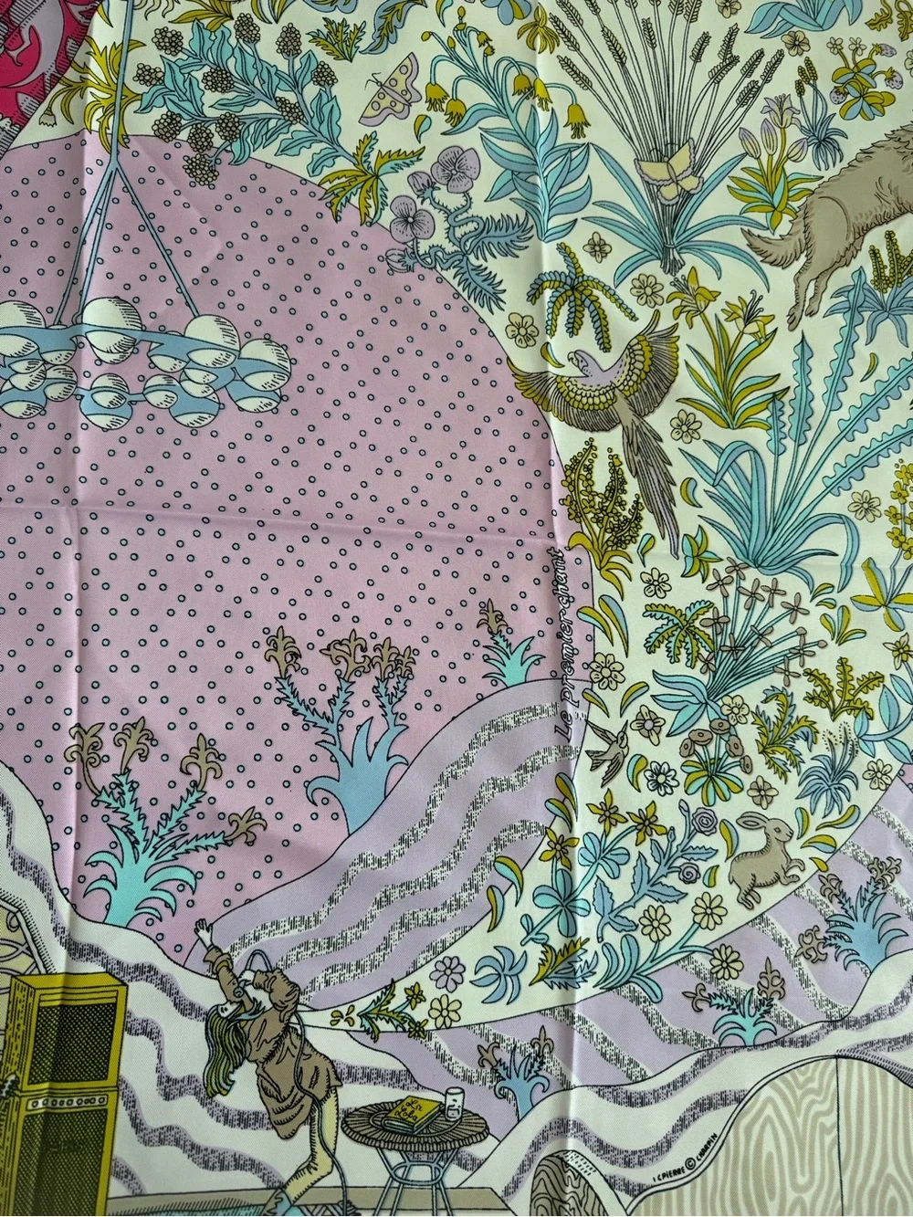Designer-style 90cm Silk Scarf